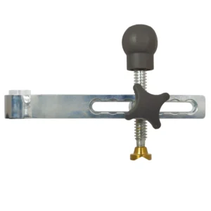 65022010-Spannarm-mit-Spannelement-o-30-mm-mit-Bronzedruckstueck-seitlich