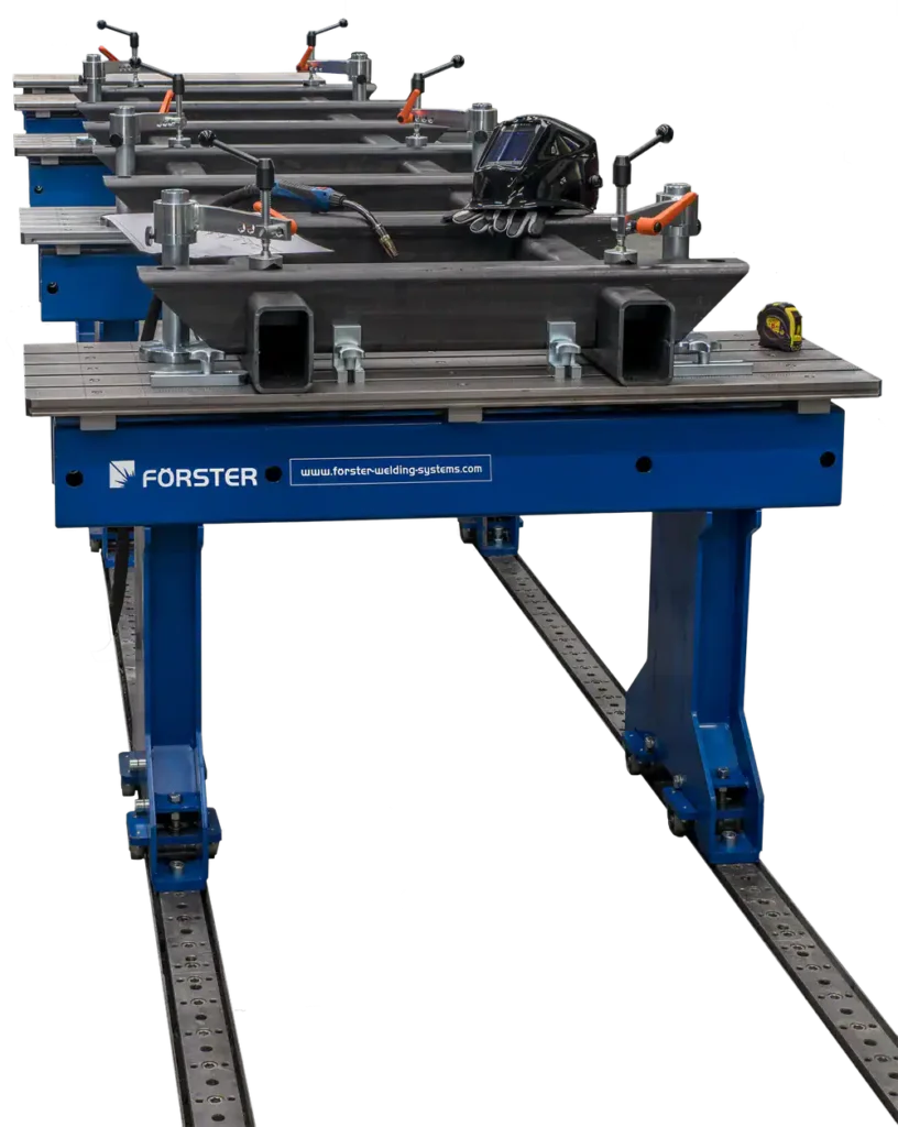 Schienensystem Tischbrücken im Boden eingelassen #0000.0008#